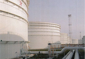 青島國家原油儲備庫10萬立罐區